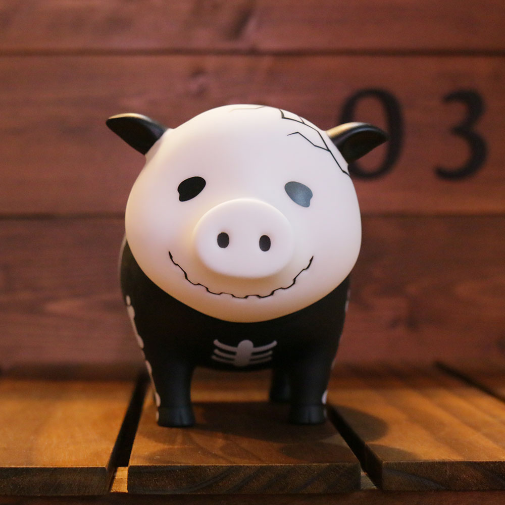 スケルトンブタ貯金箱 lilalu ラバーダック アヒルちゃん 京都
