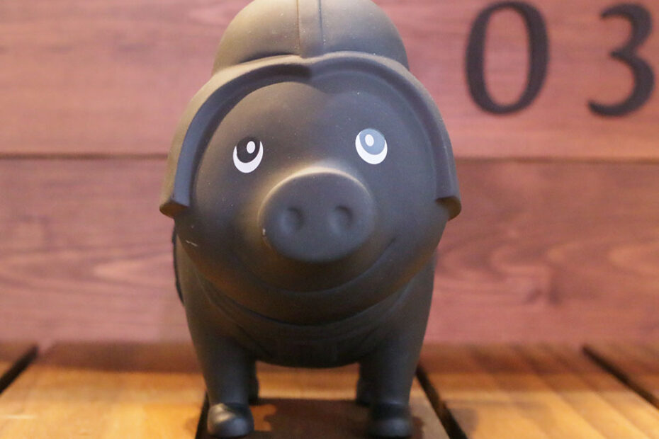 ダーク貯金箱 lilalu ラバーダック アヒルちゃん 京都